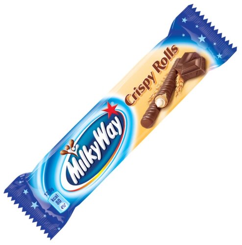 Батончик Milky Way Crispy Rolls, 25 г — цены в магазинах рядом с домом на Яндекс.Маркете