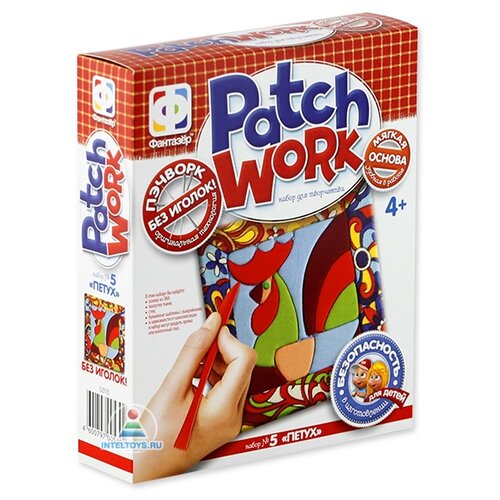 фото Фантазёр набор для творчества пэчворк без иголки петух (123135)