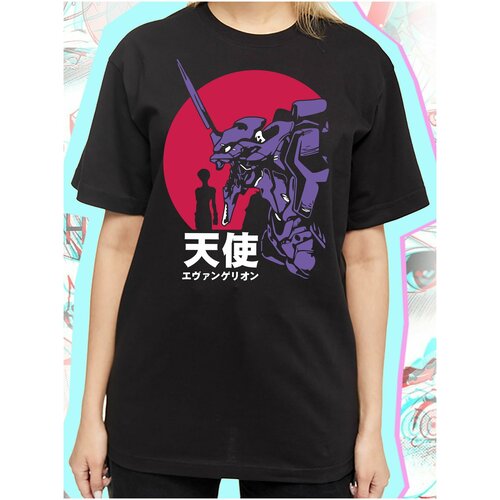 Футболка, размер XS, черный