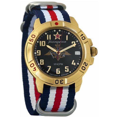 Наручные часы Восток Командирские, мультиколор наручные часы восток командирские механические командирские 439639 black red красный