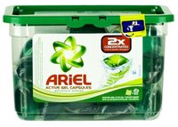 Капсулы Ariel Active Gel Горный родник 40 шт. пластиковый контейнер