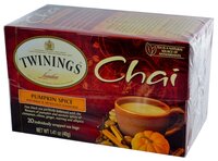 Чай черный Twinings Chai pumpkin spice в пакетиках, 20 шт.