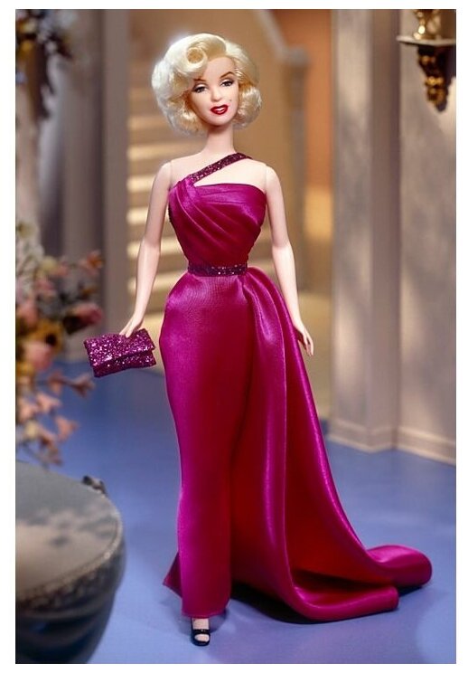 Коллекционная кукла Barbie Marilyn Monroe How to Marry a Millionaire Gift Set (Кукла Барби Мэрилин Монро Как выйти замуж за миллионера Подарочный набор)