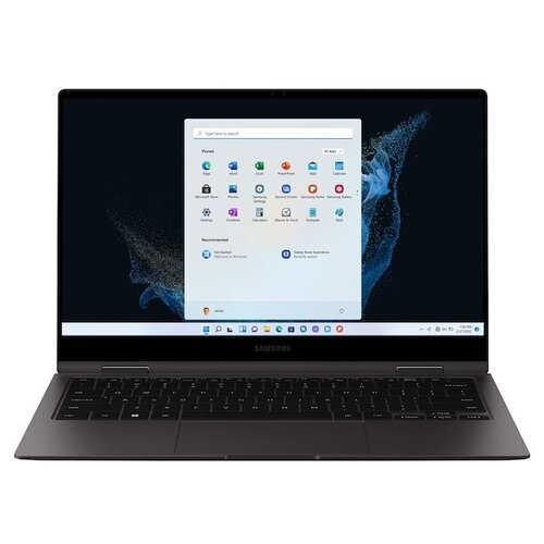 Samsung Ноутбук Samsung Galaxy Book2 Pro 930XED-KA1 Core i7-1260P 21GHz16Gb1Tb SSD133 1920x1080Iris XeWin 11 Home Graphite 10899000₽