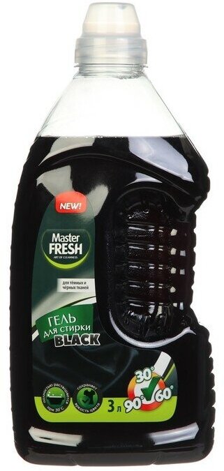 Гель для стирки Master FRESH BLACK, 3 л