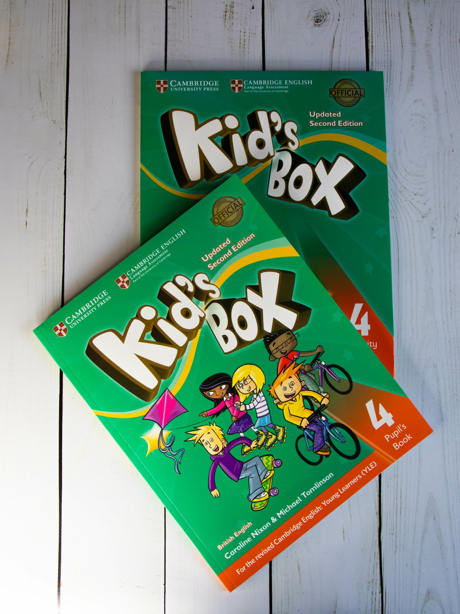 Kid's Box 4+диск, комплект(учебник, рабочая тетрадь, диск)