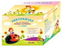 Компрессорный ингалятор (небулайзер) ErgoPower ER-404 красный/черный