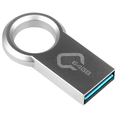 Флешка Qumo Ring 3.0 64 GB серебристый