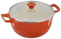 Кастрюля Tefal Mineral Ceramic 3,1 л, оранжевый