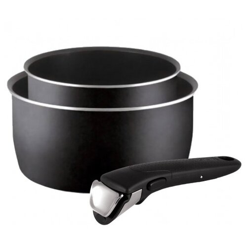 фото Набор ковшей Tefal Ingenio Black 04181830 3 пр. черный