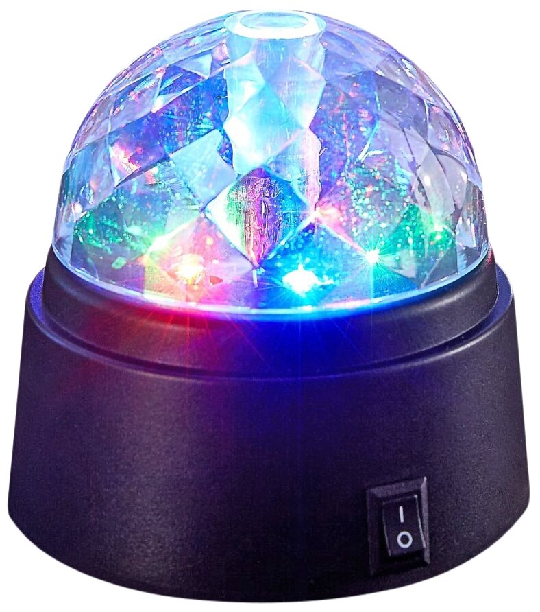 Vegas 55130 Шар "Диско", 6 разноцветных LED ламп . - фотография № 1