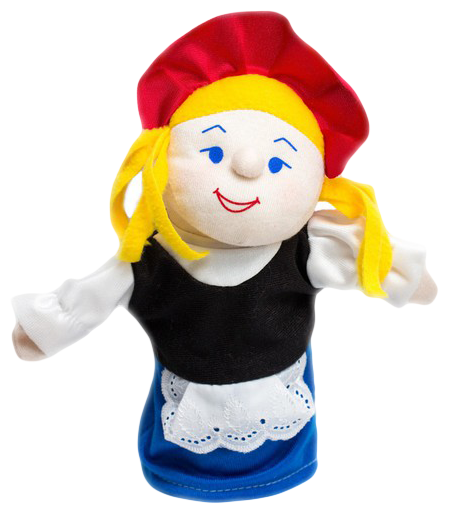 Кукла-рукавичка Красная шапочка, мягкая игрушка для кукольного театра, кукла-перчатка