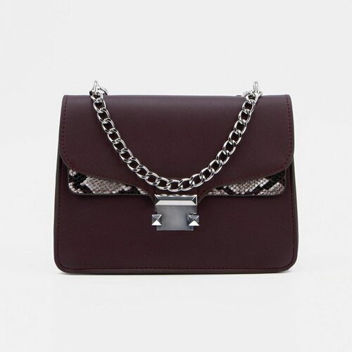 фото Сумка мессенджер textura, красный, бордовый