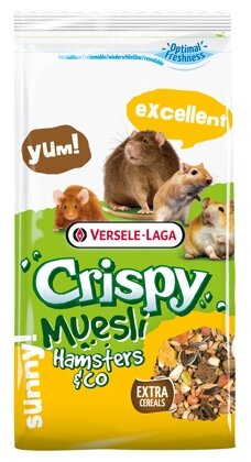 Корм для хомяков, крыс и мышей Versele-Laga Crispy Muesli Hamsters & Co