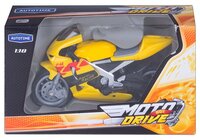Мотоцикл Autotime (Autogrand) Silverstone superbike (9786) 1:18 желтый/красный