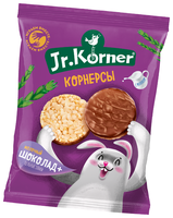 Мини хлебцы рисовые Jr.Korner Молочный шоколад+цельные злаки 60 г