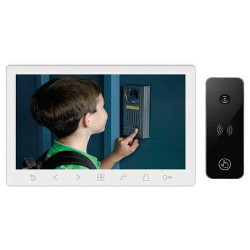 Tantos Amelie HD Slim SE (белая) и iPanel 2 HD + (комплект многофункционального домофона 7 HD)