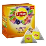 Чай черный Lipton Almond Plum в пирамидках - изображение