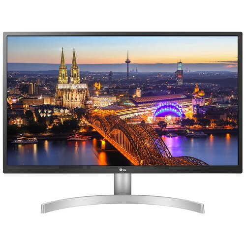 27 Монитор LG 27UL500, 3840x2160, 60 Гц, IPS, Ростест (EAC), черный/белый 34 монитор lg 34wk95u 5120x2160 60 гц ips ростест eac