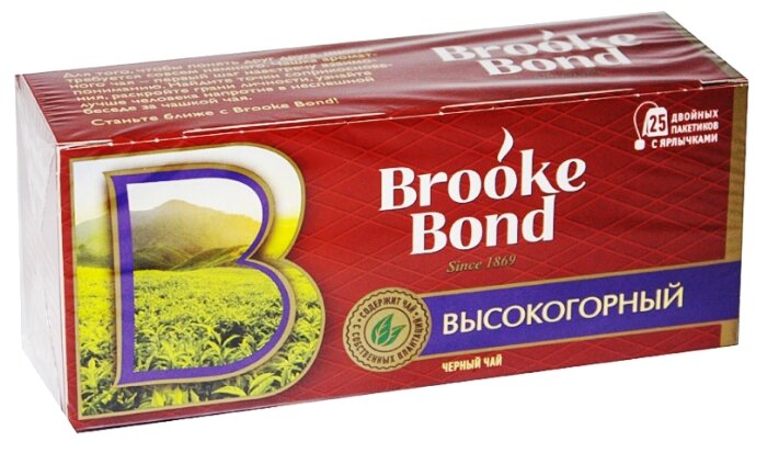 Чай черный Brooke Bond Высокогорный в пакетиках