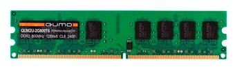 Qumo DDR2 DIMM 2GB QUM2U-2G800T6 R QUM2U-2G800T5 R PC2-6400, 800MHz