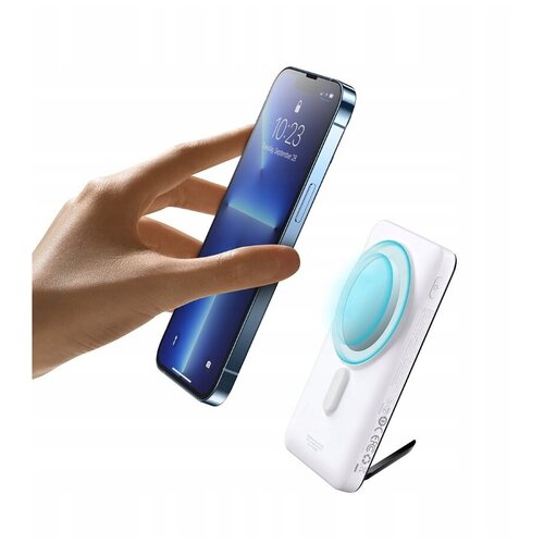 Внешний аккумулятор повербанк Baseus Magnetic Power Bank 10000mAh 20W White Cable 50 см Type-C to Type-C 60W PPCX000202 3208₽