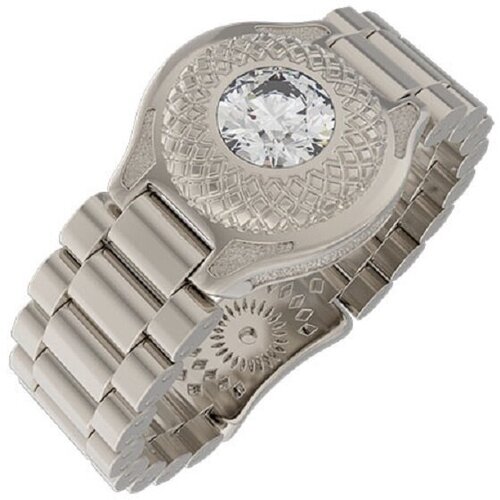 фото Кольцо diamant online, белое золото, 585 проба, бриллиант, размер 21, бесцветный