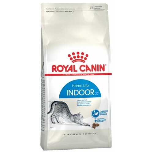 Сухой корм для кошек Royal Canin Indoor 27для взрослых(в возрасте от 1 года до 7 лет), живущих в помещении 400 г