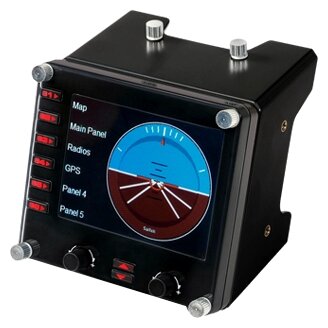 Панель Logitech G Saitek Flight Instrument Panel, черный