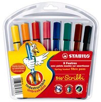 STABILO Фломастеры "Trio Scribbi" 8 шт. (368/8-03) разноцветные