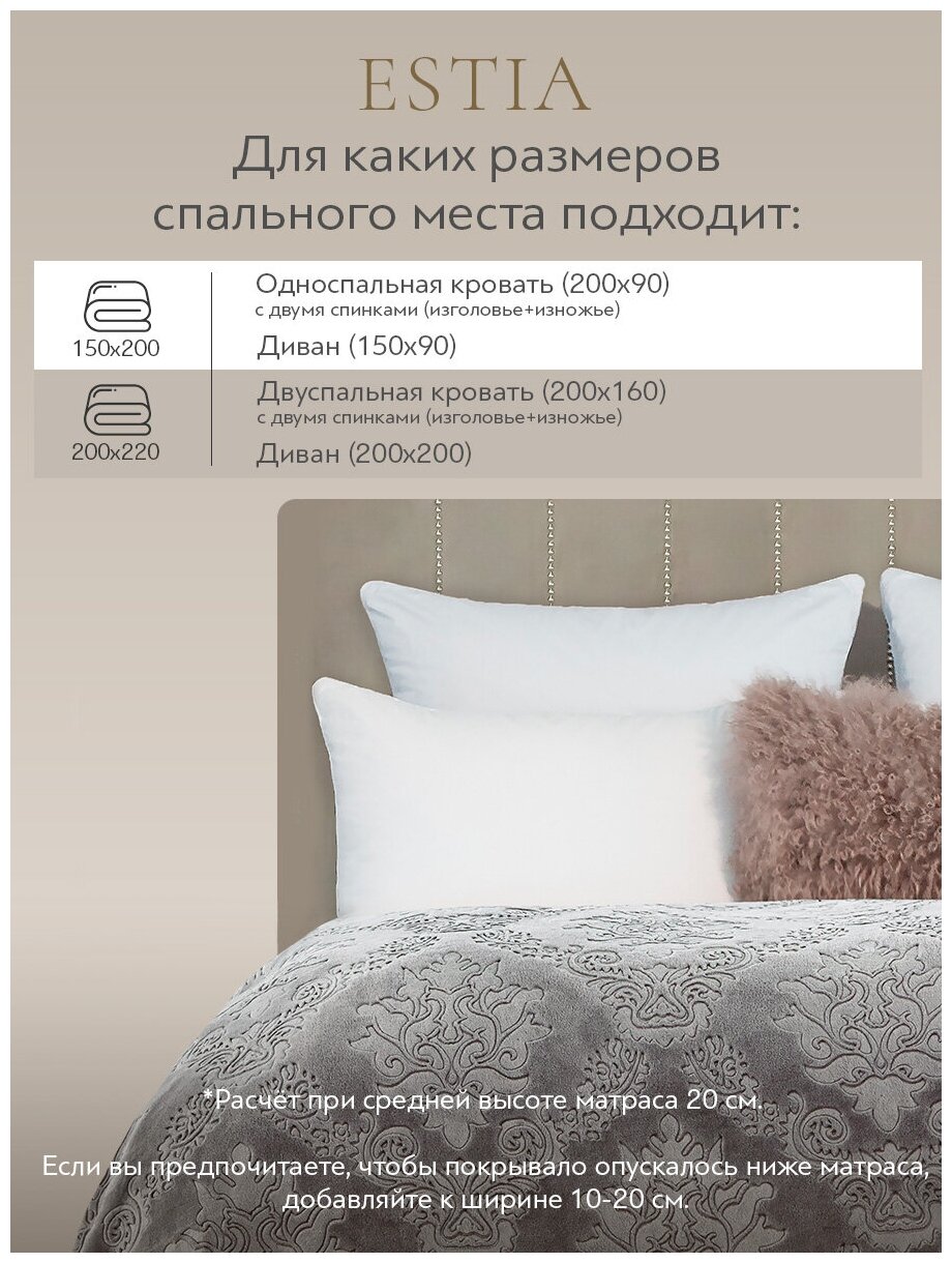 Минкер сер Плед 150х200,1 пр, 100% микрофибра CLIMALAST, 350 г/м2