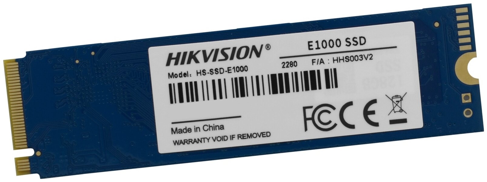 Hikvision SSD диск 512ГБ M.2 Hikvision E1000 HS-SSD-E1000/512G (PCI-E) (ret)