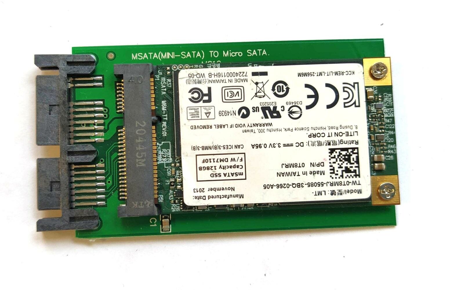 Твердотельный накопитель KingSpec 128 ГБ mSATA SSD-18-128GB
