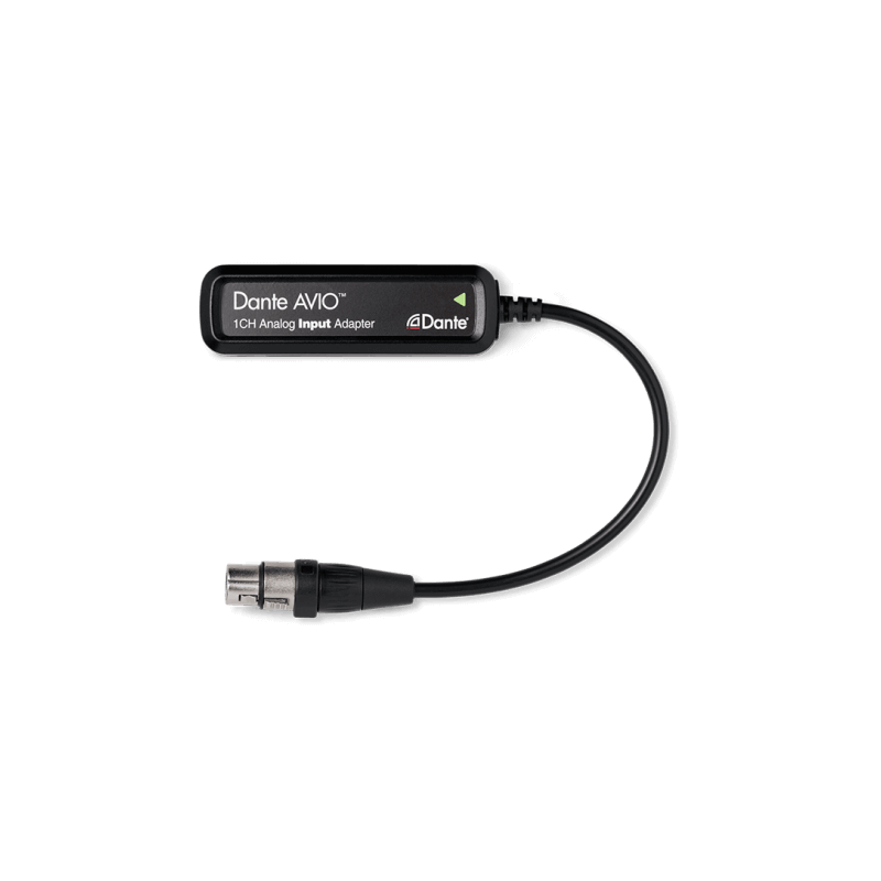 Audinate ADP-DAI-AU-2X0 - Dante AVIO Analog Input 2x0 адаптер для подключения к аудиосети Dante, 2 аналоговых линейных входа