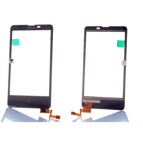 Тачскрин (сенсор) для Nokia X Dual (RM-980) (черный)