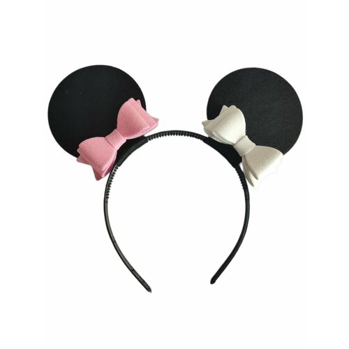 Ободок ушки с бантом