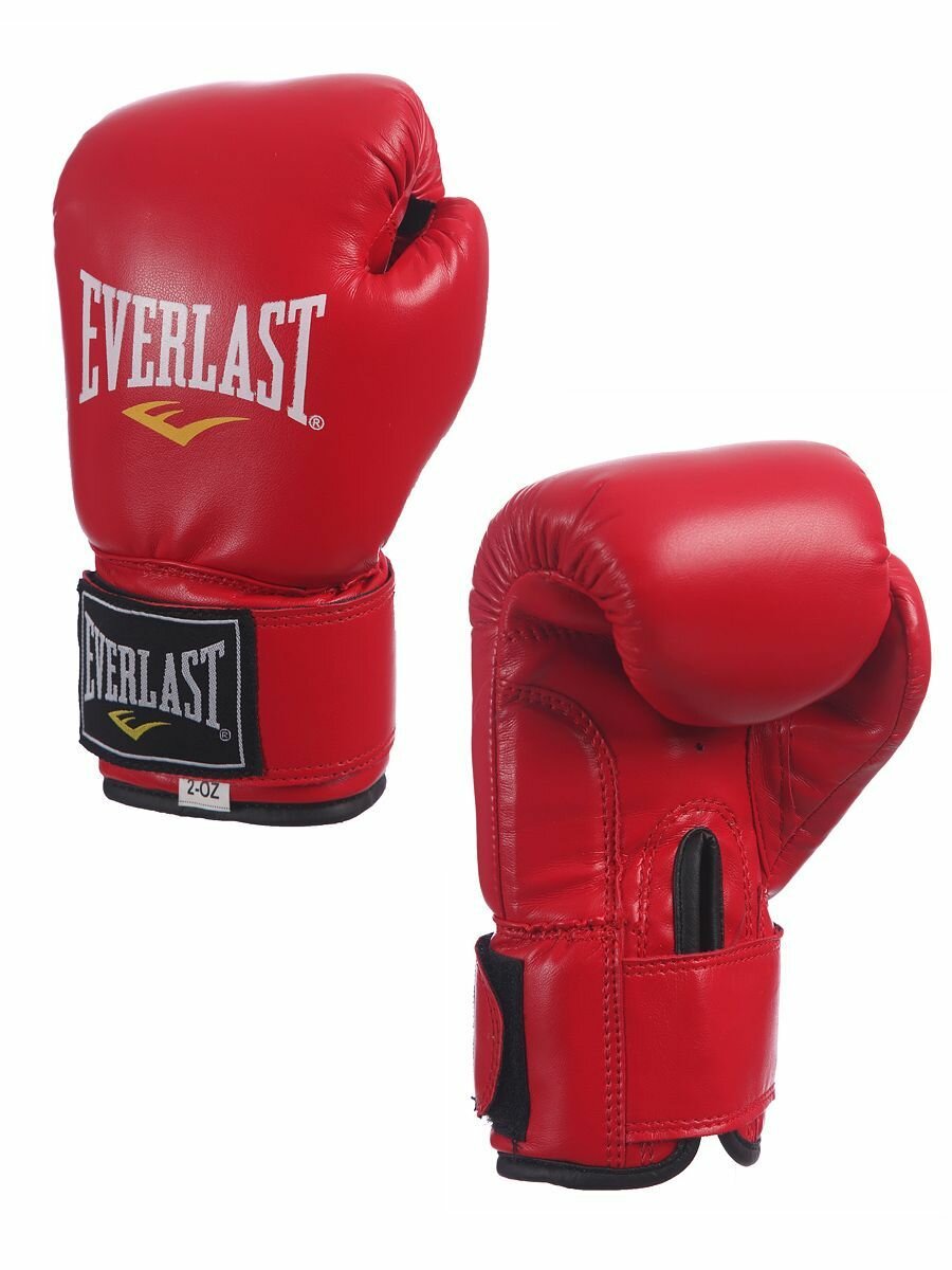 Боксерские перчатки детские Everlast, красный-6унций