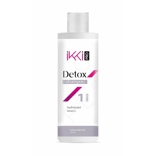 Шампунь глубокого очищения волос Detox shampoo STEP 1, IKKI PRO, 250 мл