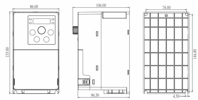 M0007E3 Частотный преобразователь 380В 075кВт 21А M-DRIVER