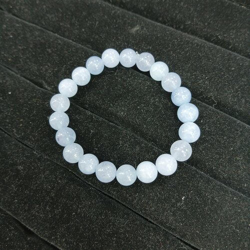 Браслет, аквамарин, размер 20 см, диаметр 6.1 см, синий, голубой