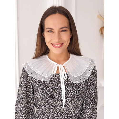 Съемный воротник Неушанка, белый