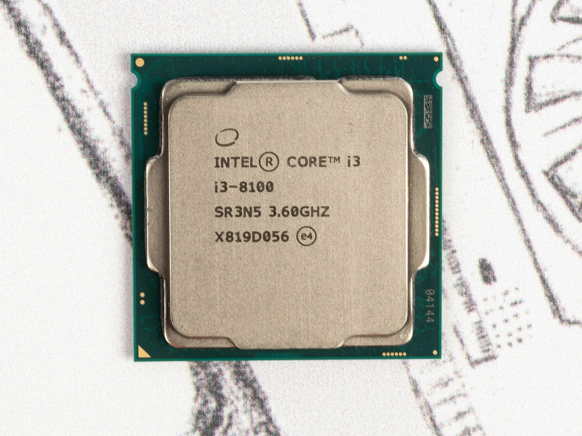 Процессор Intel Core i3-8100 LGA1151 v2, 4 x 3600 МГц — фото 19