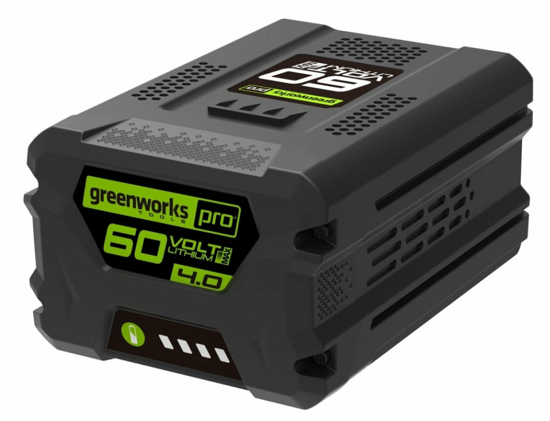 Аккумулятор GreenWorks G60B4, 60V, 4 А. ч GreenWorks G60B4, 60V, 4 А. ч 2918407