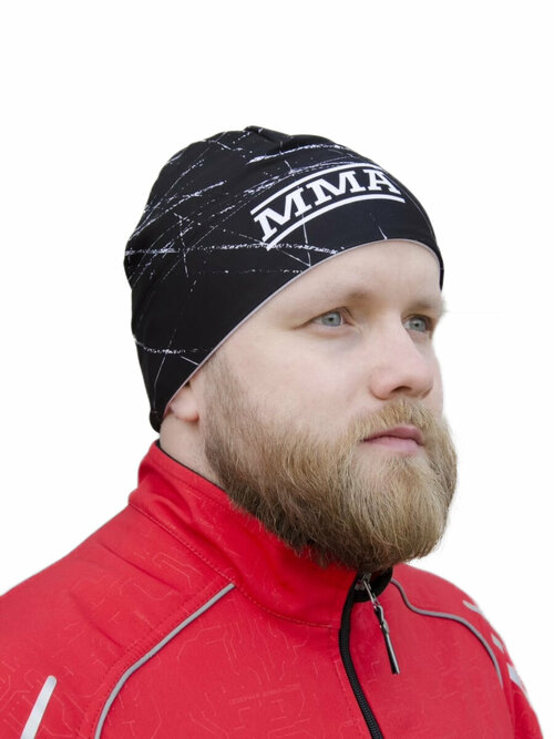 Шапка EASY SKI Спортивная шапка, размер XL, черный, белый