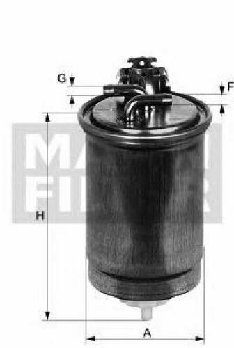 Топливный фильтр Mann-Filter WK842/12x