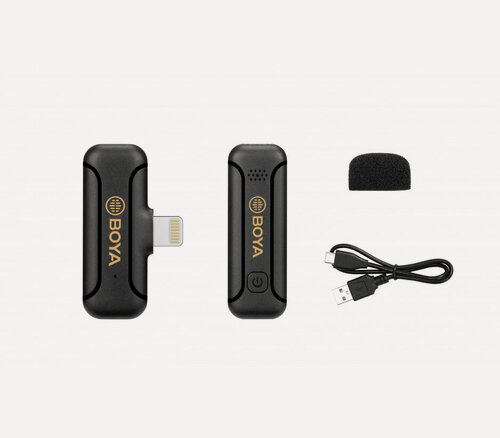 Изображение товара Беспроводная система Boya BY-WM3T2-D1 2,4ГГц, цифровая, Lightning, для интервью