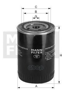 Фильтр Mann-Filter W 1268 Масляный Фильтр MANN-FILTER арт. W1268