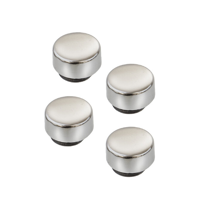 Зеркалодержатель SANBERG металлический с крепежом 4 штуки  цвет золотистый