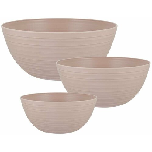 Набор салатников SUGAR&SPICE SE400812005 Cardamom (3 предмета) латте