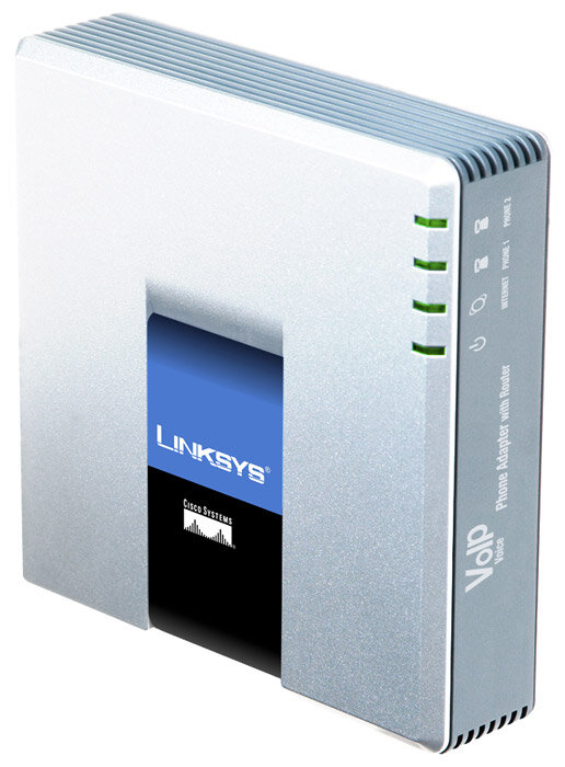 Голосовой шлюз VoIP Linksys SPA2102 2 FXS порта RJ-11 100 Мбит/сек